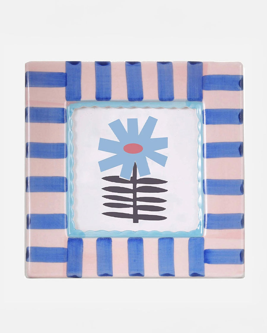 Ceramic Photo Frame - Blue Stripe – ban.do