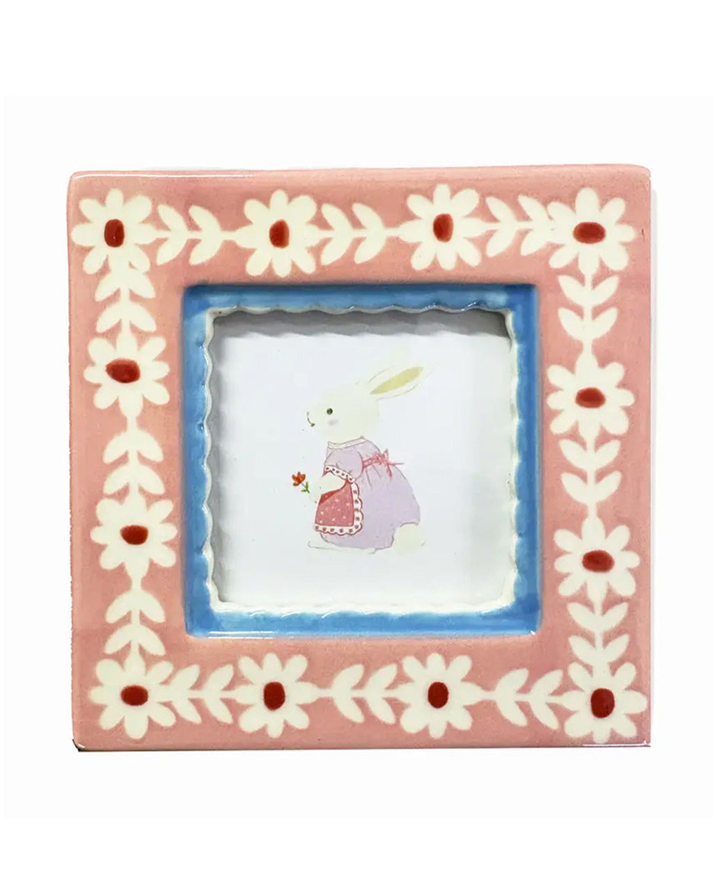 Ceramic Photo Frame - Pink Flowers – ban.do