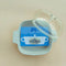 cornflower 'pyrex inspired' circle hair clip