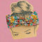 colorful floral twist fabric headband