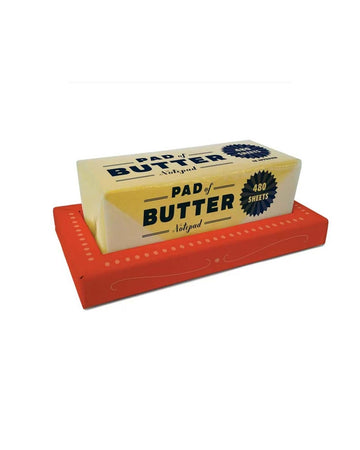 stick of butter shaped notepad with 480 sheets