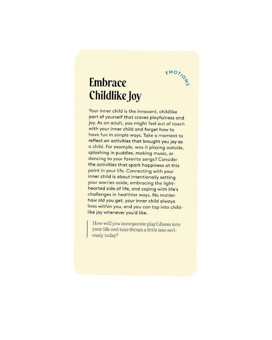 embrace childlike joy card