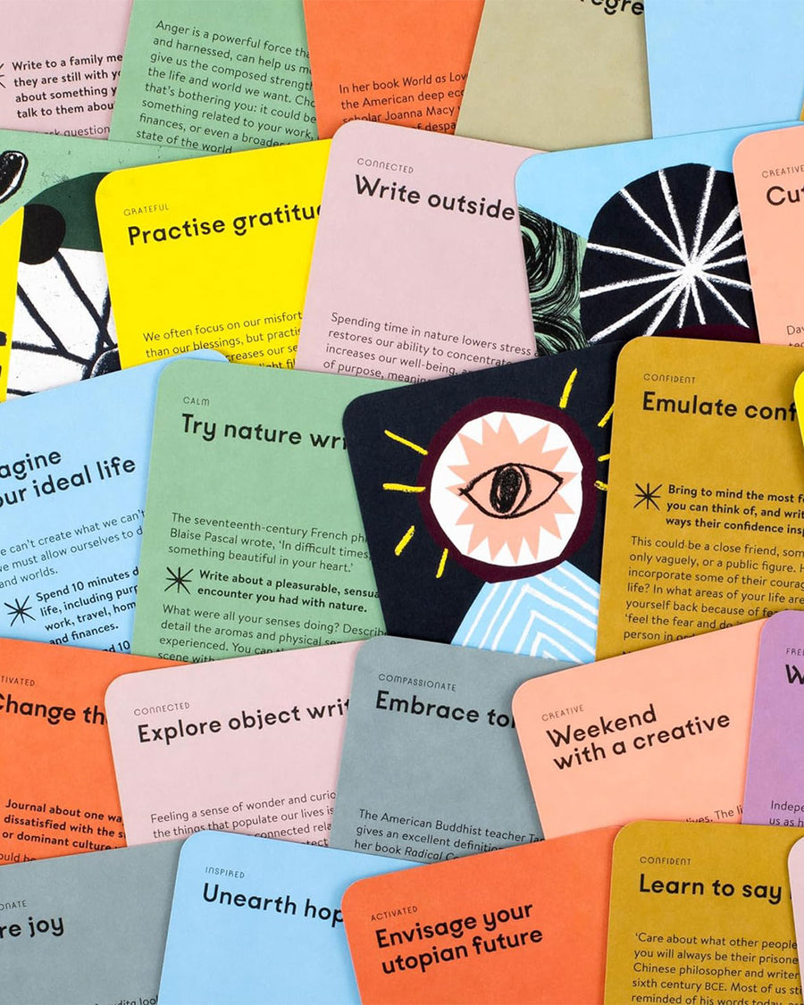 examples of The Writer Within - 50 Journaling Prompt Cards To Inspire And Transform card prompts