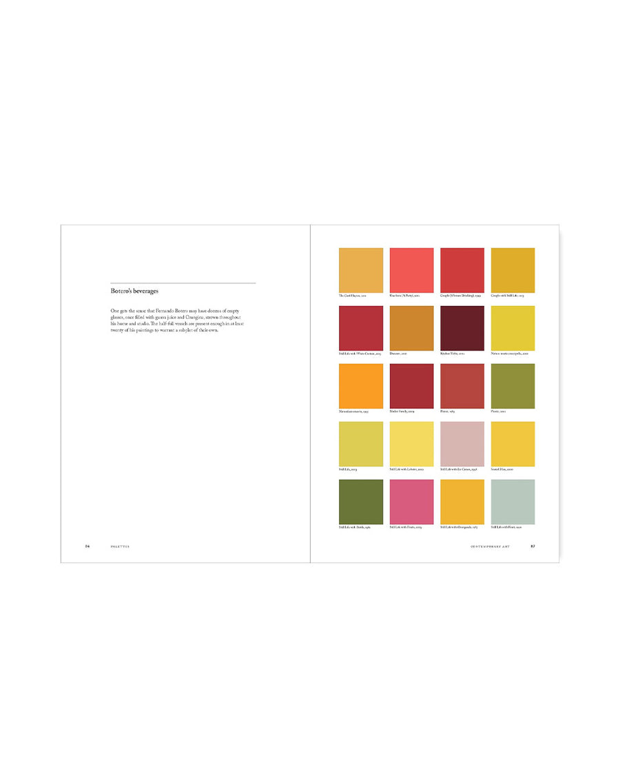 botero's beverage color palettes