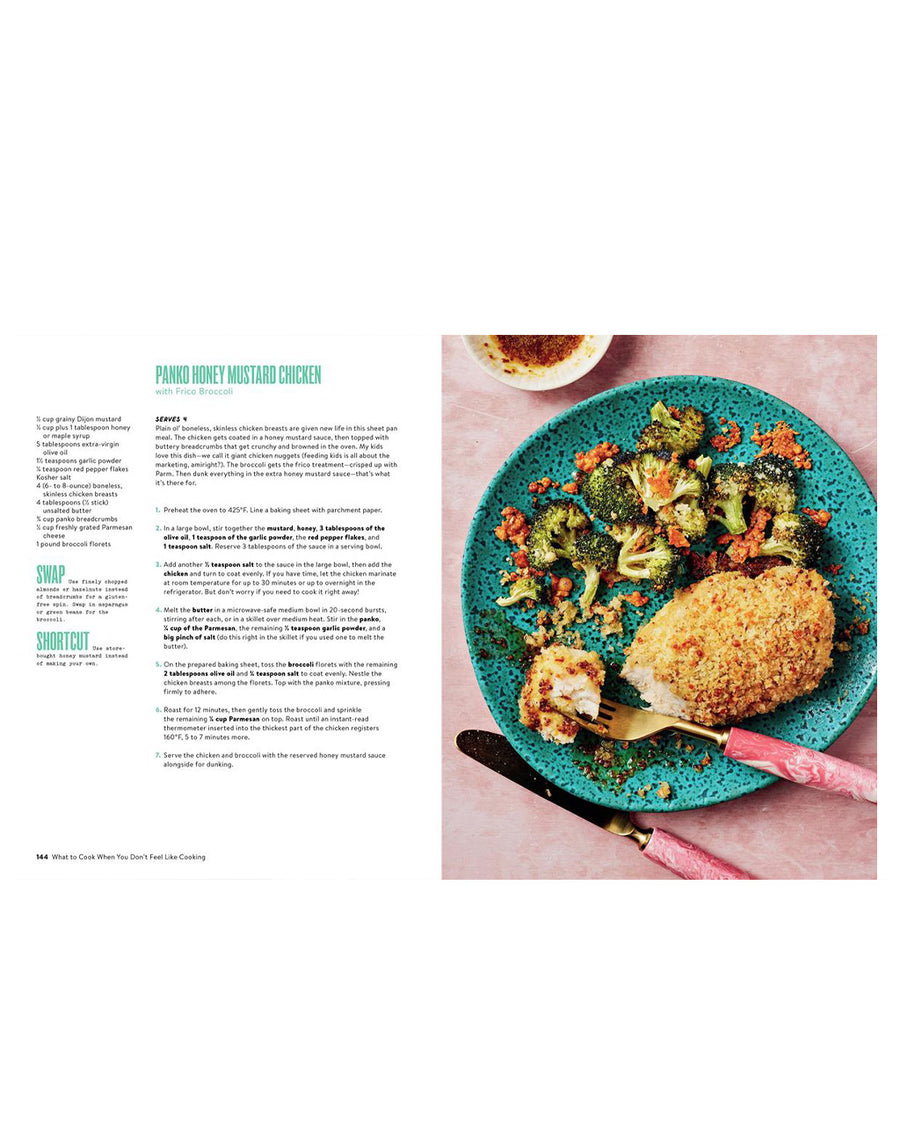 panko honey mustard chicken interior pages