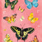 butterfly sticker sheet