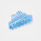 clear and blue plaid squiggle hair claw