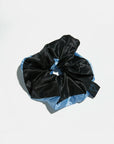 black side of large silk scrunchie