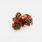leopard print and pink orchid with charm hair claw