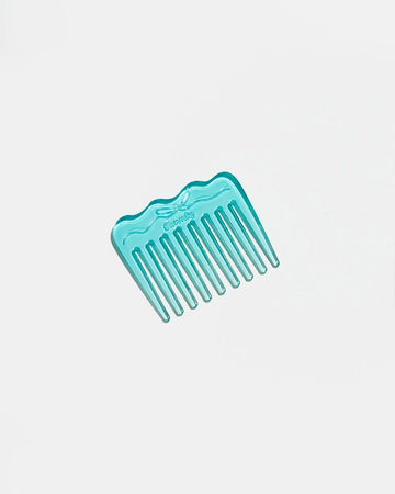 crystal baby blue pocket comb