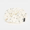 white silky large scrunchie with all over ant print