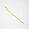 lime green small wavy hair stick
