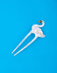 swan shaped hair stick