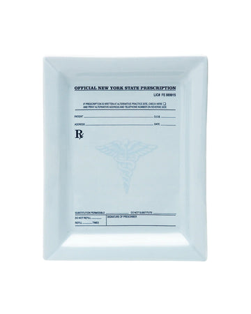 blue prescription sheet tray