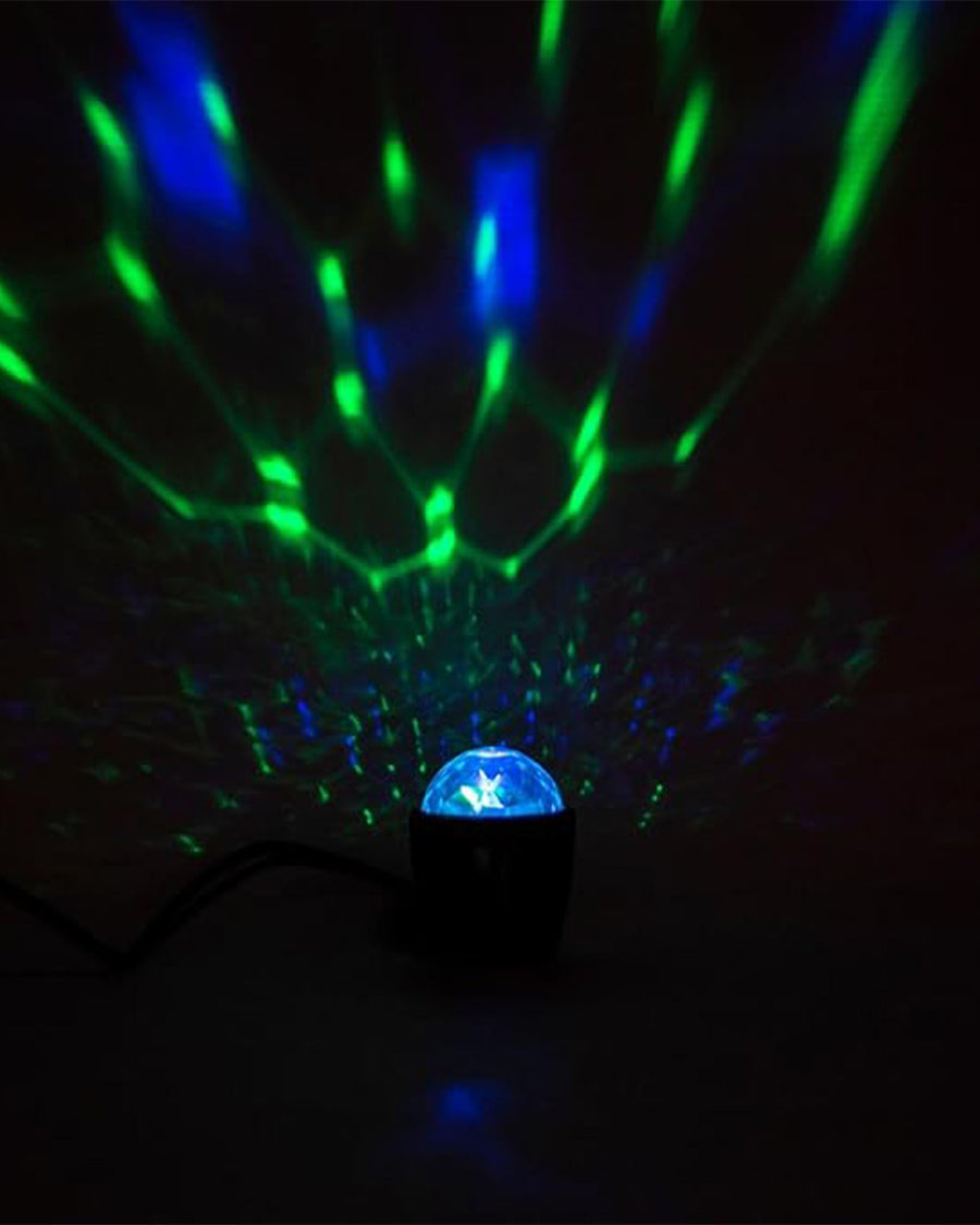 green and blue colors of pocket disco ball 