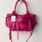 raspberry pink leather baby emerson tote bag