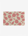 reusable paper towel with white and pink leaf print