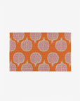 reusable paper towel with orange pomegranate print