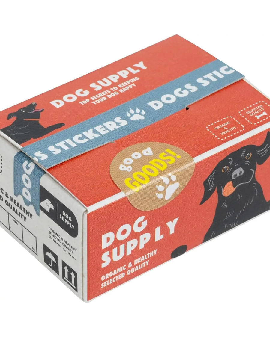 sealed box of 40 dog supply holographic stickers