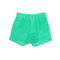 green corduroy shorts