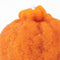 up close of mandarin orange shaped candle