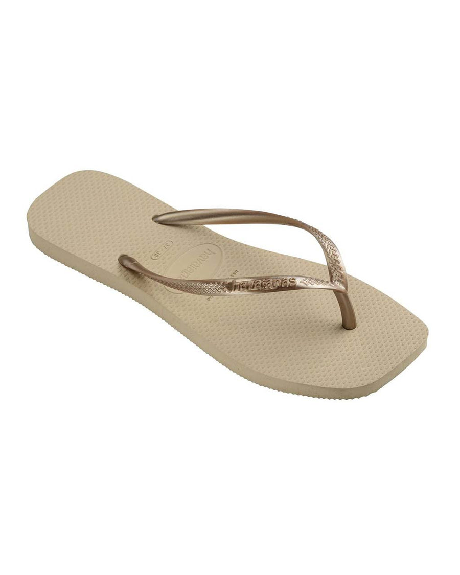 Slim Square Sandal - Sand Grey – ban.do