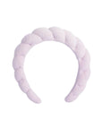 lavender puff spa headband