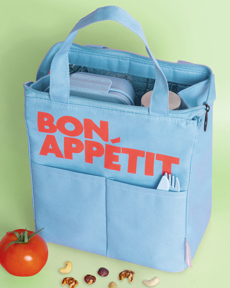 Bon Appétit Isothermic Lunch Bag - Light Blue – ban.do
