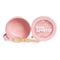 top view of pink reusable bento box with foldable reusable soup