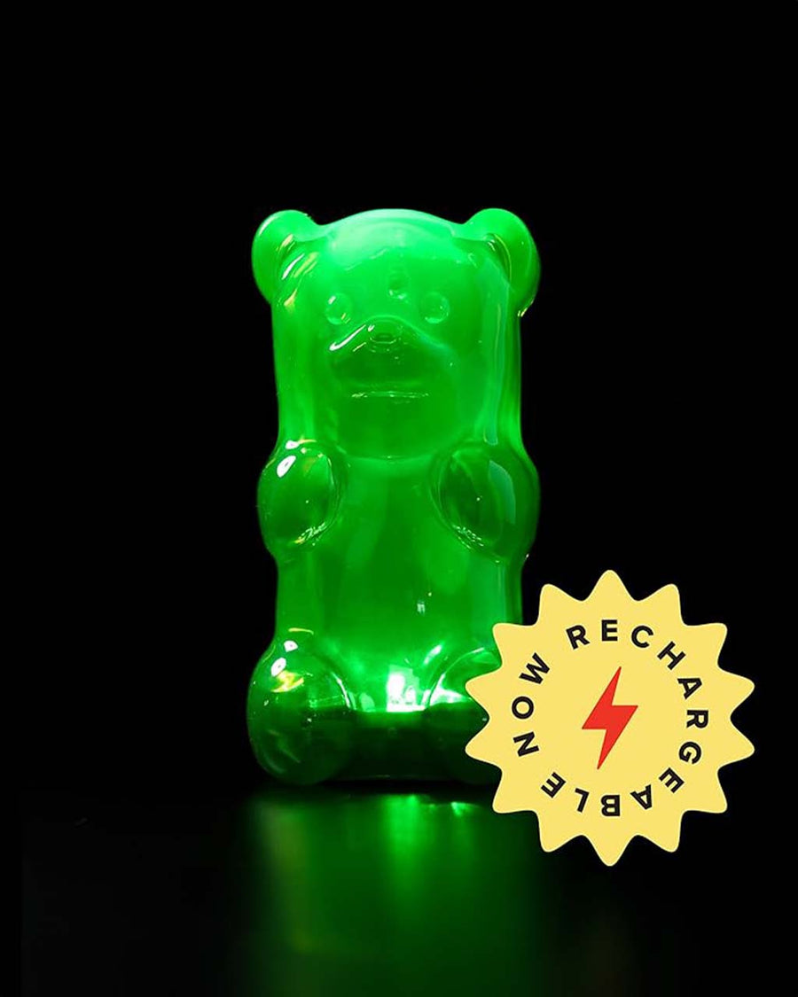 lit lime green gummy bear nightlight