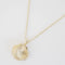 long gold seashell necklace