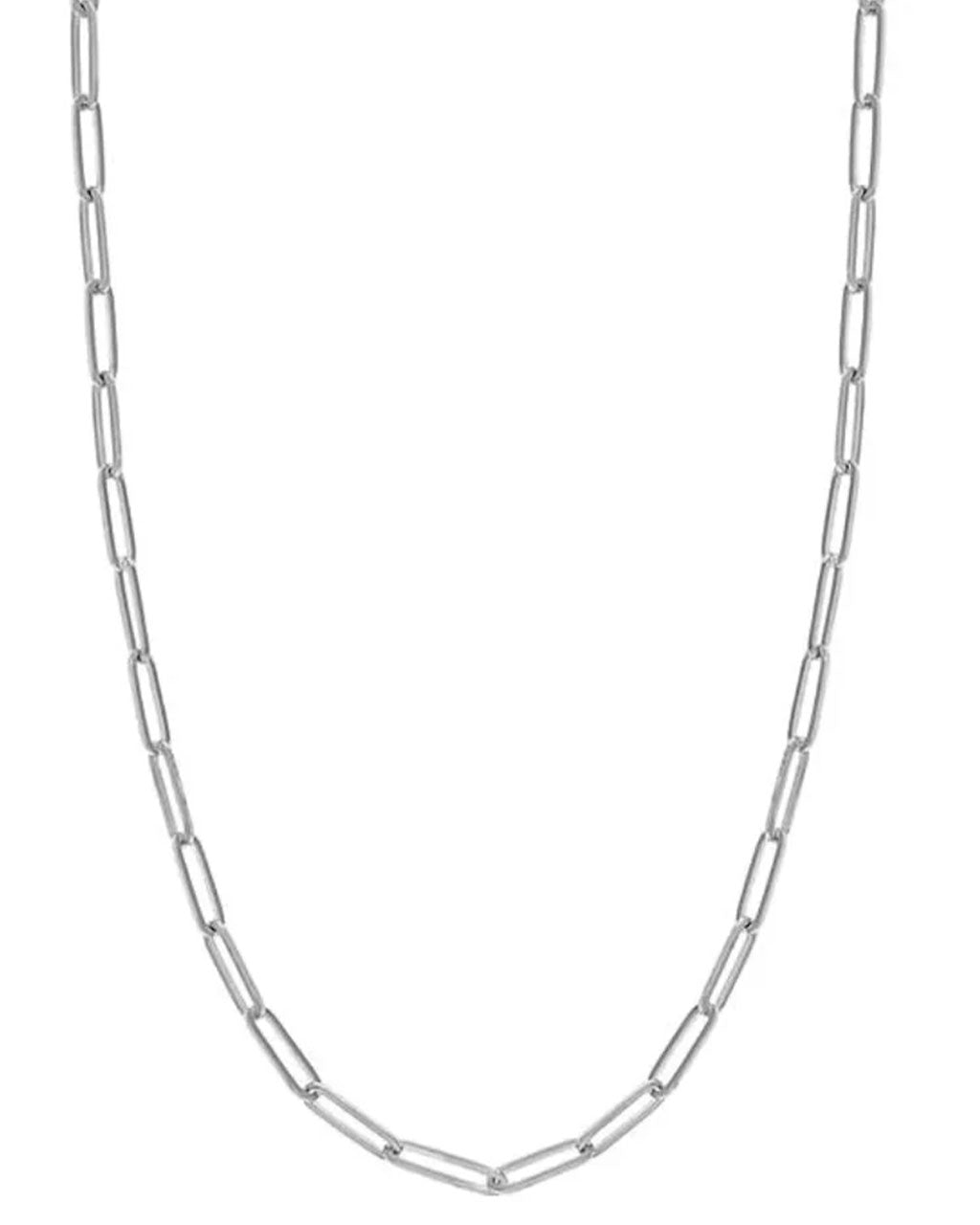 Stainless Steel Paper Clip Chain - Silver – ban.do