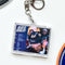 back view of heated rivalry mini CD keychain
