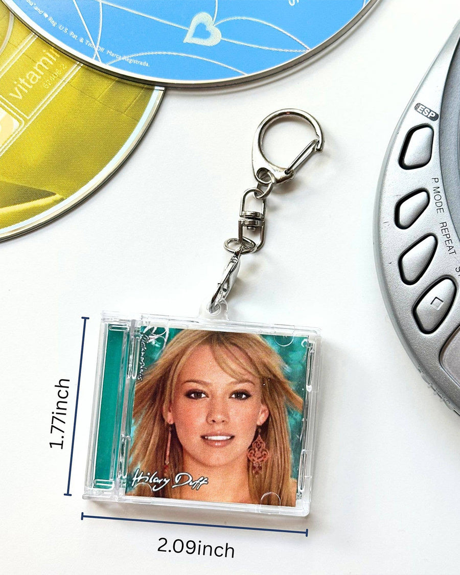 Hit Clips' Mini CD Case Keychain - Hilary Duff – ban.do