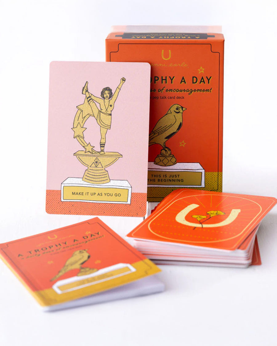 trophy a day card deck and booklet