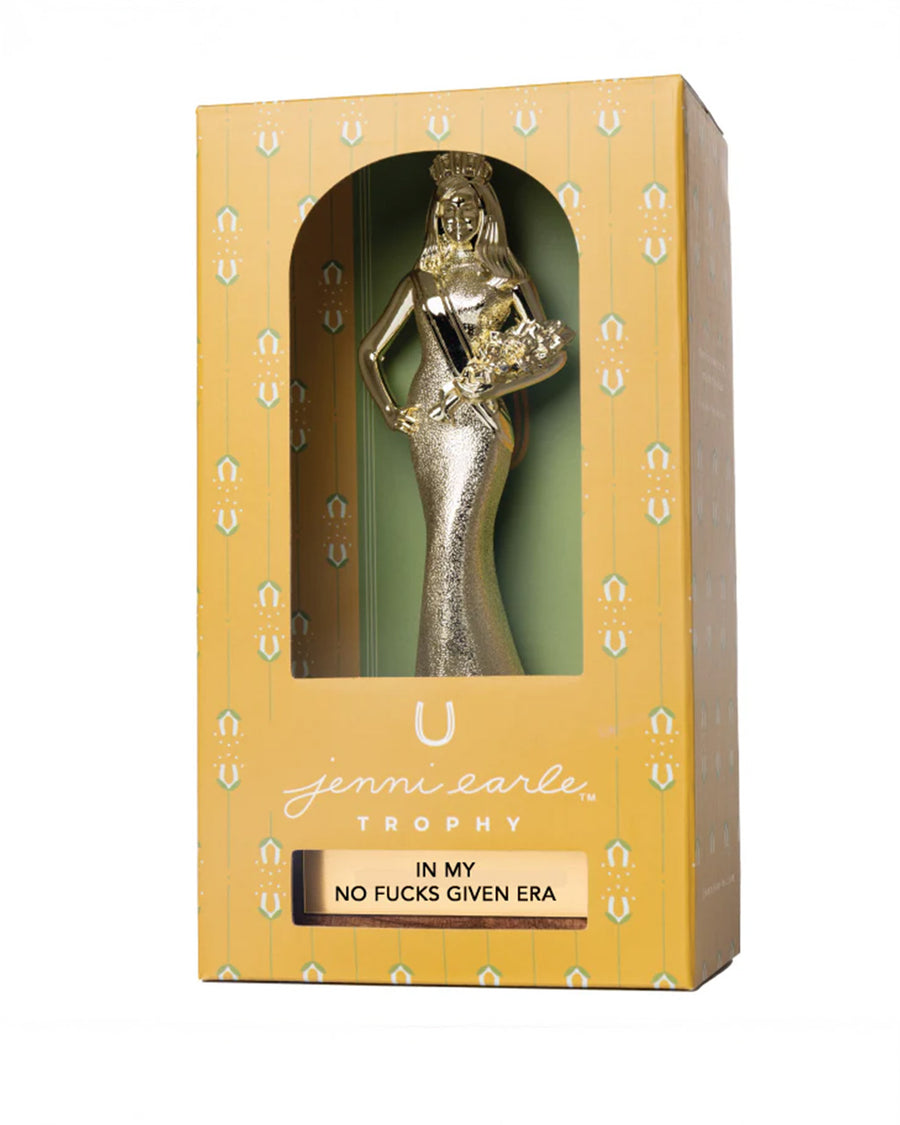 packaged 'in my no f's given era' trophy