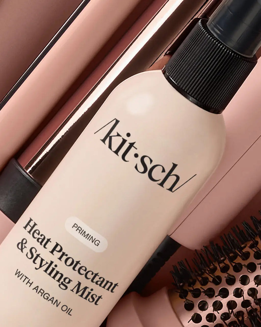 up close of bottle of Moisturizing Argan Milk Leave-in Conditioner