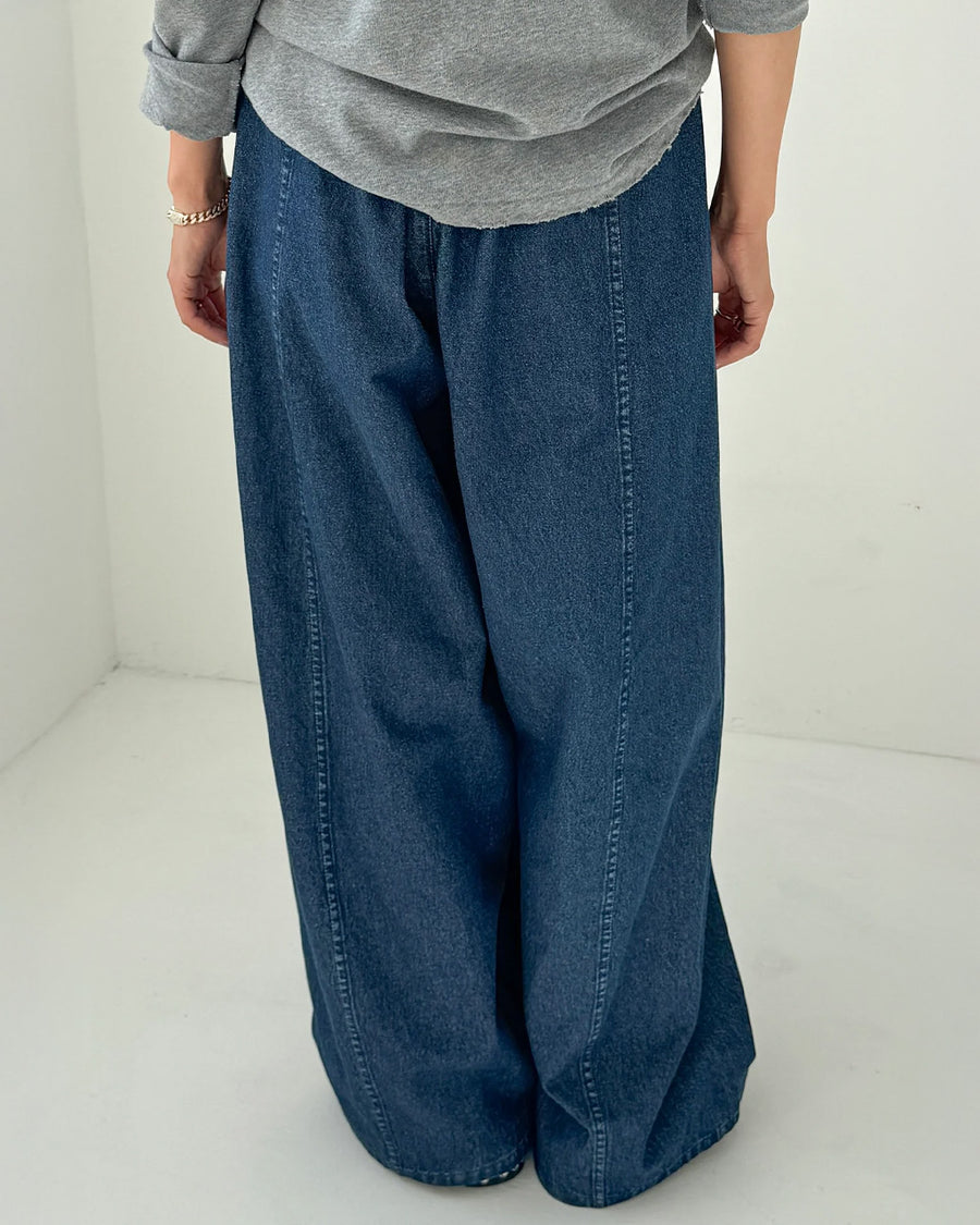 メンズ BAUTH LIGHT DENIM 2 TUCK TROUSERS 4