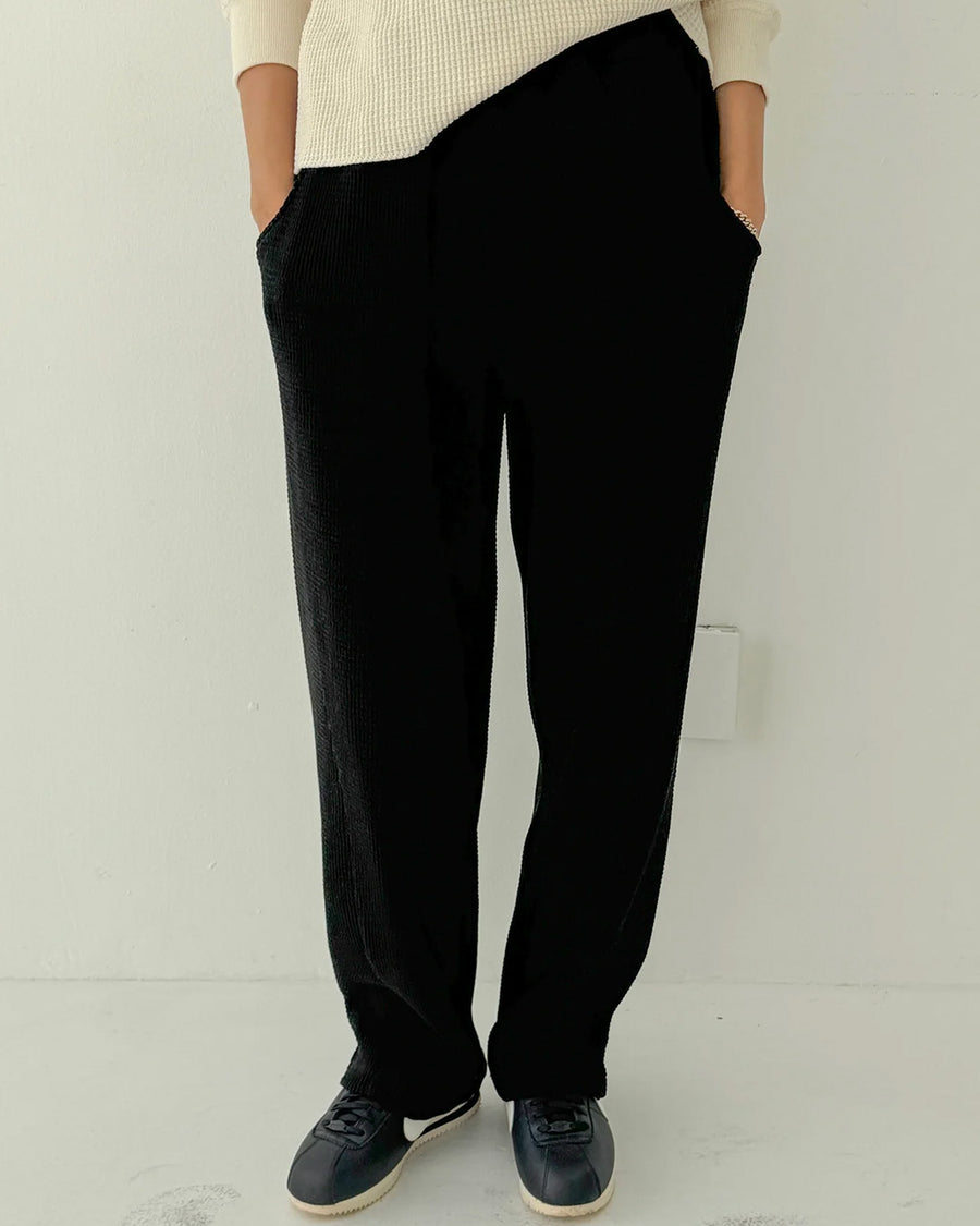 Waffle Lo Pants - True Black – ban.do