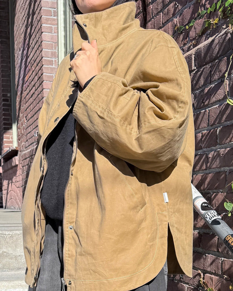 Blair Waxed Cotton Jacket - Khaki – ban.do Blair Waxed Cotton Jacket - Khaki – ban.do