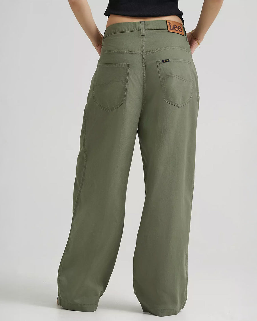 Low Rise Slouch Chino Pant - Mercantile Green – ban.do