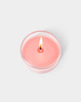 lit message candle