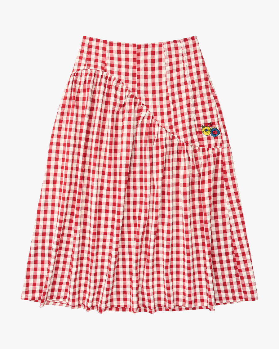 Maeve Midi Skirt - Cherry – ban.do