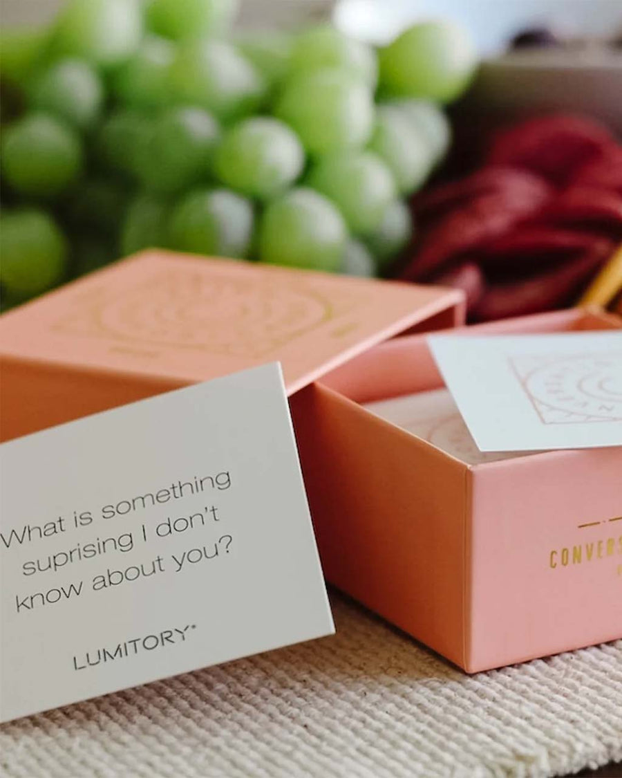 'what it something surprising i don't know about you?' dating question card