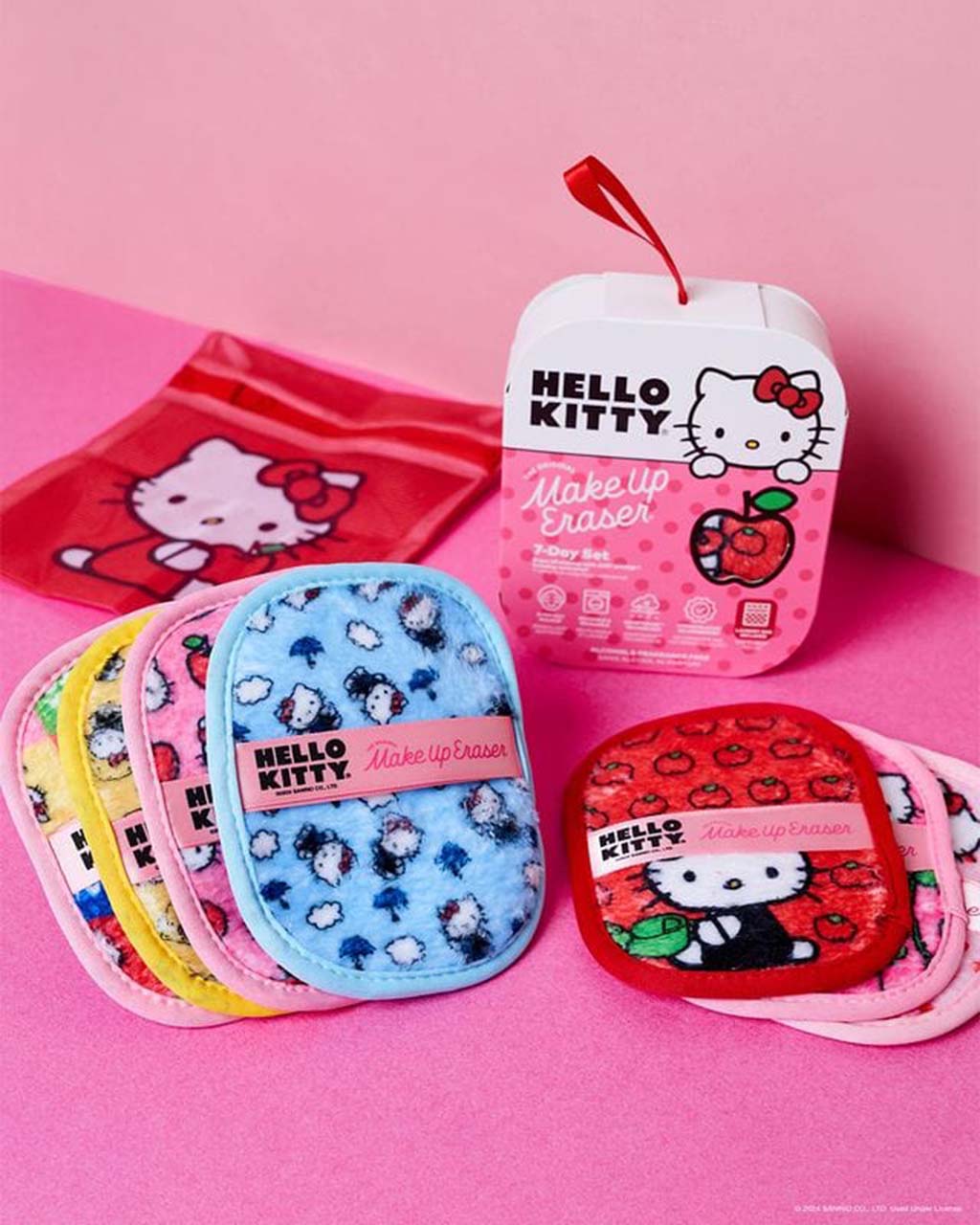 Hello Kitty Classic Makeup Eraser 7 Day Set ban.do
