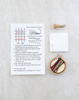 cactus hoop cross stitch kit: instructions, hoop, embroidery floss and fabric