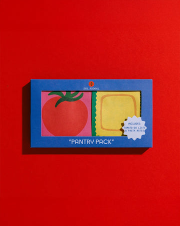 set of 2 sticky notes: Tomato-do Lists, Pasta Notes.