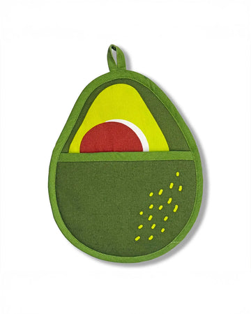 avocado pocket pot holder