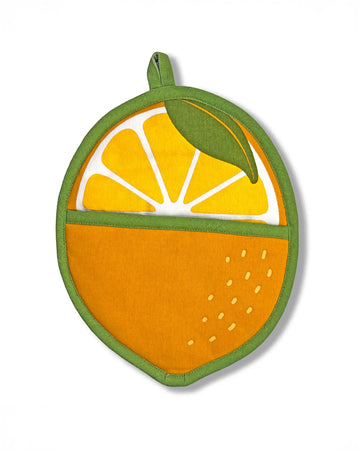 lemon pocket pot holder
