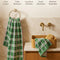 pure cotton, fade resistant, luxurious softness, super absorbent, machine washable